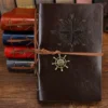 S9f686c397ce94c4c8b6c8c932a530a895.webp Writing Journal Spiral Notebook Diary Notepad Vintage Nautical Pirate Anchors PU Leather Retro Pendants Note Book Sketchbook