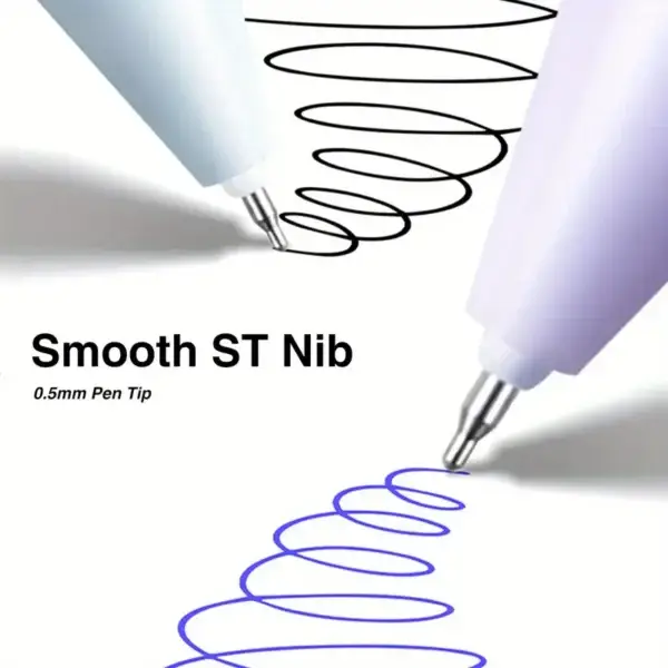 4pcs Fine Retractable Erasable Gel Pens