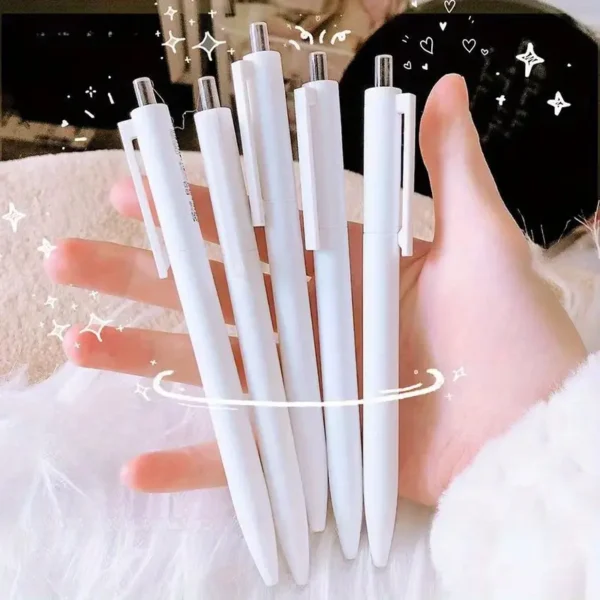5pcs Minimalist Mechanical Pencils, 0.5mm Lead