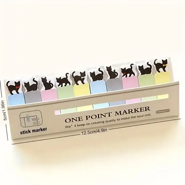 150 Sheets/Pack, Random Cute Cat-Themed Sticky Notes Set