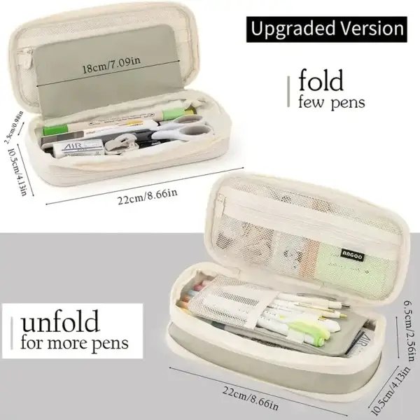 Double layer Pencil Case Large-capacity