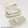Double layer Pencil Case Large-capacity