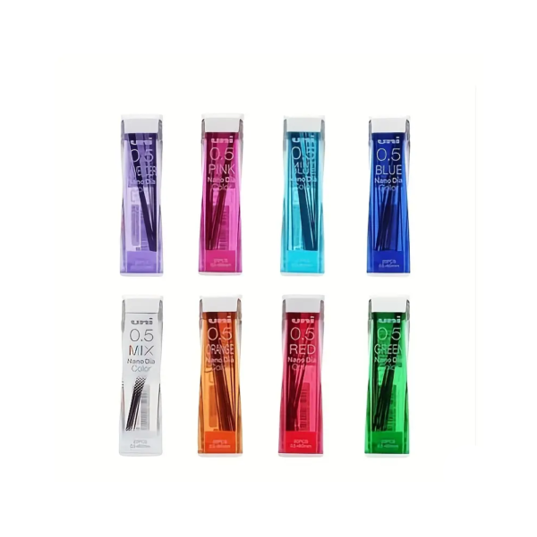 0.5mm HB Mechanical Pencil Refills in Assorted Colors