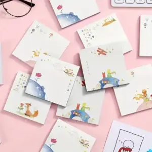 1pc, 50pages Sticky Notes, Cute Cartoon Note Pad