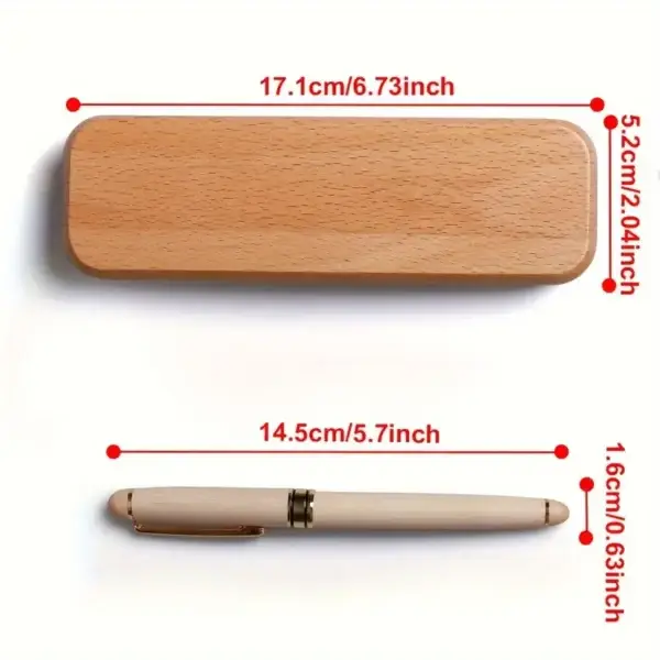 1set Wooden Pen + Wooden Gift Box Set
