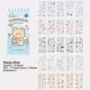 50 Sheets Cute Cartoon Bear Stickers