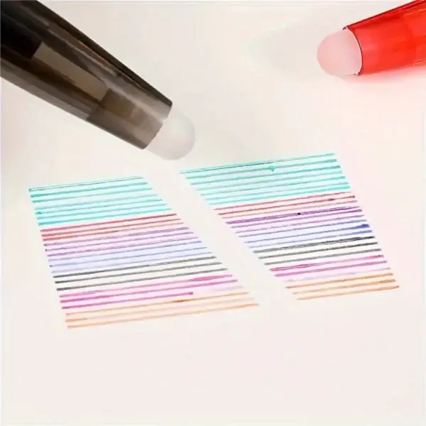 8pcs Colorful Erasable Gel Pens 0.5mm
