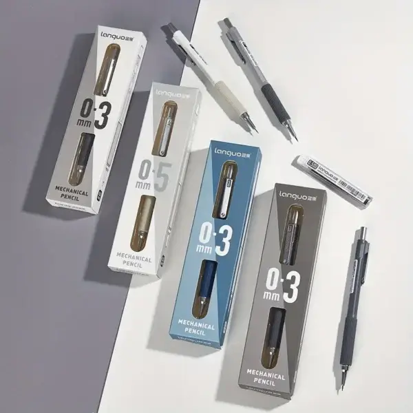 High end series automatic pencil set with extra lead core