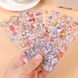 10 Sheets (Single Pack) Cartoon Little White Rabbit