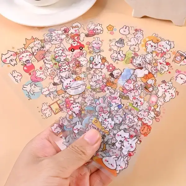 10 Sheets (Single Pack) Cartoon Little White Rabbit