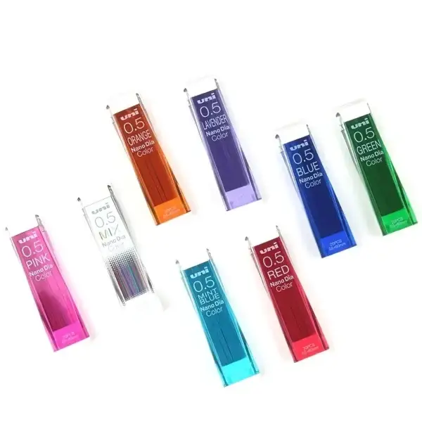 0.5mm HB Mechanical Pencil Refills in Assorted Colors
